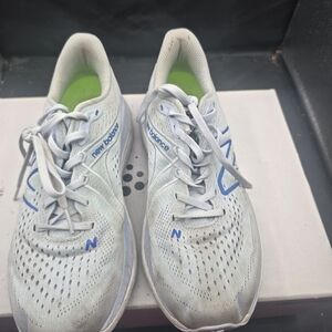New Balance Gray and‎ Blue Running Shoes